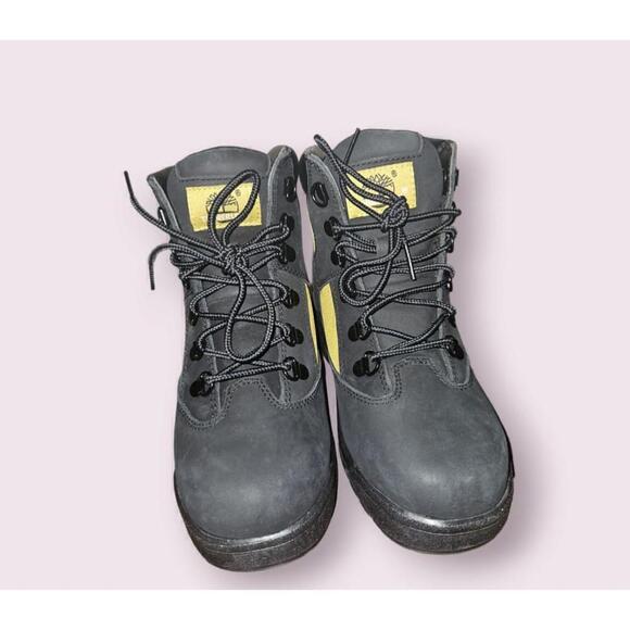 Timberland Field Boots Boys (Size 4) Black Yellow NEW WITHOUT BOX - Picture 6 of 12